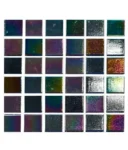 Diamond- Mosaico veneciano mezcla Irid Dark Lava 2×2
