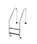 Escalera de 2 peldaños en acero inoxidable