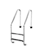Escalera de 2 peldaños en acero inoxidable