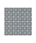 Mosaik- Mosaico color gris 2 x 2