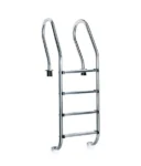 Escalera mixta de 4 peldaños para alberca marca Panda