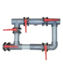 Manifold sencillo de 5 valvulas conexiones de 8″
