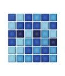 Mosaik- Mosaico mezcla Azul 4 de 2 x 2