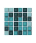 Mosaik- Mosaico mezcla Verde 2 x 2