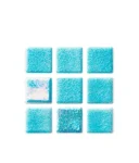 Hispano Glass- Mosaico niebla destellos celeste