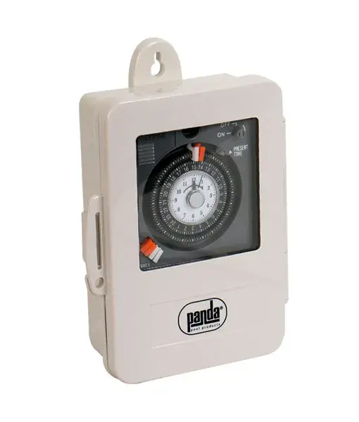 Panda-Kross.jpg Reloj Panda de voltaje dual 110 o 230 V con gabinete - Imagen 1