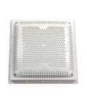 Rejilla cuadrada c/marco de 12″ x 12″